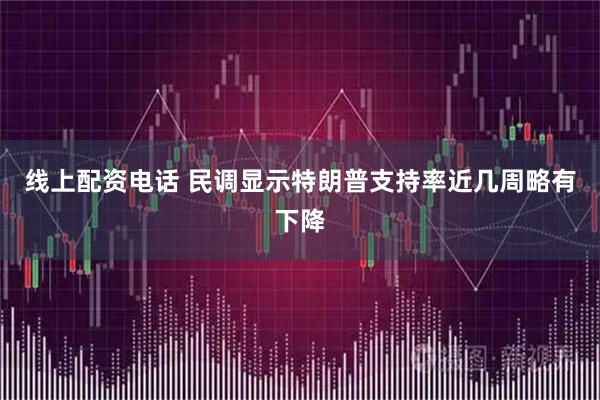 线上配资电话 民调显示特朗普支持率近几周略有下降